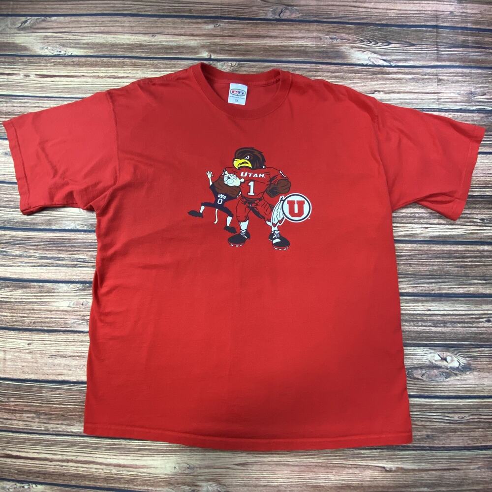 University of Utah Rivalry BYU T-Shirt Sz 2XL Football NCAA “Holy War”